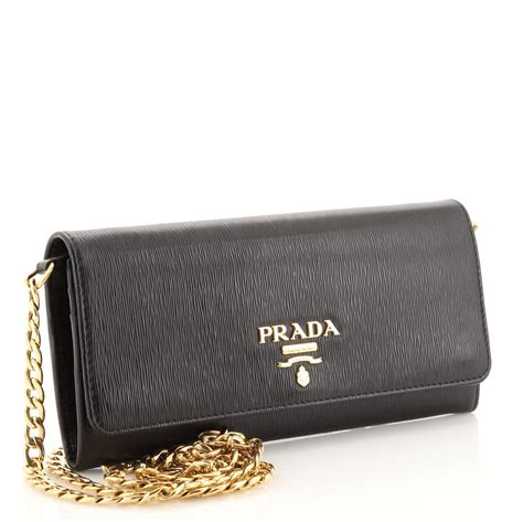 prada wallet chain purse|authentic Prada wallet.